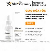 Đánh giá serum Giảm Mụn Và Giảm Thâm The Ordinary Niacinamide 10% + Zinc 1% – Hàng Xách Tay
