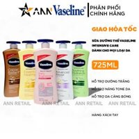 Đánh giá sữa Dưỡng Thể Vaseline Intensive Care Dưỡng Da Trắng Sáng 725ml – Hàng Xách Tay