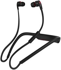Đánh giá tai nghe không dây Bluetooth in-ear Skullcandy Smokin’ Buds 2, màu Đen/Đỏ khi mở hộp.