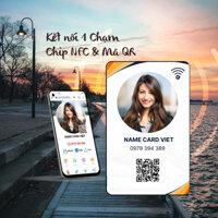 Danh thiếp doanh nhân có chip NFC và mã QR