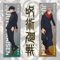 ✅Đánh vần Trở Lại Chiến Tranh Gojo Go Phiên Bản Dọc Tấm Thảm Dài Anime Hai Chiều Phòng Treo Tường Phòng Ngủ Áp Phích Trang Trí Nền Vải #GH320#