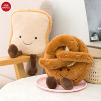 Danle Bánh mì nướng sang trọng búp bê đồ chơi nhỏ dễ thương bánh sừng bò búp bê gối