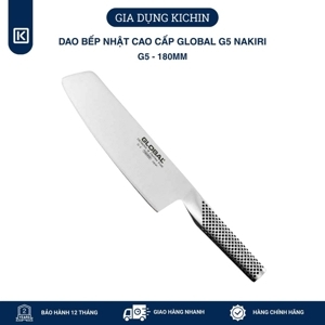 Dao bếp Nhật Global G5 Nakiri - Dao thái rau củ(180mm)