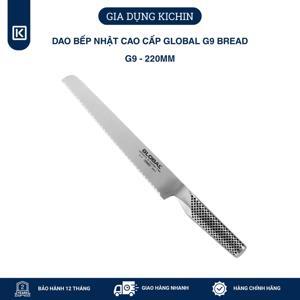 Dao bếp Nhật Global G9 Bread - Dao cắt bánh mỳ (220mm)