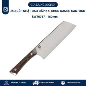 Dao bếp Nhật KAI Shun Kanso Santoku SWT0767 (180mm)