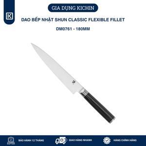 Dao bếp Nhật Shun Classic Flexible Fillet - Dao phi lê thép Damascuss 69 lớp DM0761 (180mm)