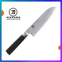 Dao bếp Nhật cao cấp Shun Classic Santoku thép Damascuss 69 lớp DM0702 (180mm) by Katana