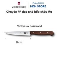 Dao Bếp Victorinox Cán Gỗ Hồng Mộc 12cm 5.2000.12 nhập khẩu trực tiếp từ Thuỵ Sỹ