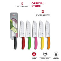 Dao bếp Victorinox Santoku knife fluted edge (17cm) 6.8523
