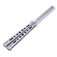 Dao Bướm Balisong Lưỡi Lược Benchmade Trắng