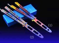 Dao Bướm Balisong Tập Quay Cờ USA