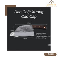 Dao Cá Mập Nhật Bản Cao Cấp Chặt Xương, Thiết Kế Thép Không Gỉ, Cán Gỗ