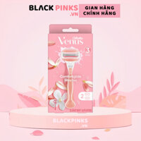 Dao cạo cho nữ Gilette Venus hoa Trà Trắng (1 cán + 2 lưỡi)