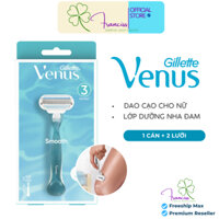 Dao Cạo Cho Nữ Gillette Venus Comfortglide Smooth 2UP (1 Cán + 2 Lưỡi)