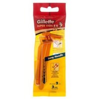 Dao Cạo GILLETTE Cán Vàng Gói 2 cây