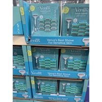 Dao Cạo Gillette Venus Deluxe Smooth Sensitive 5 lưỡi - Mỹ