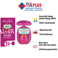 Dao cạo Gillette Venus Snap Extra Smooth 5 lưỡi gồm tay cầm + 1 lưỡi cạo + 1 hộp bảo quản