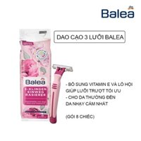 Dao cạo lông Balea 3 lưỡi (Set 8 cái /túi)