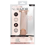Dao cạo lông khô hai chiều đèn Led  cho cả vùng da nhạy cảm Finishing Touch Flawless Nu razor hàng nhập Mỹ