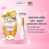Dao Cạo Lông Nữ, Cạo Lông Vùng Kín, Dao Cạo Đầu Bơ BIC Soleil - Bill Mỹ