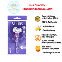 Dao cạo nữ 5 lưỡi Gillette Venus Deluxe Smooth Swirl + 2 Blade Refills