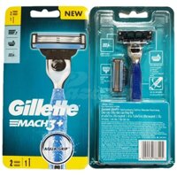 Dao cạo râu 3 lưỡi Gillette Mach 3+ (1 tay cầm và 2 đầu cạo)