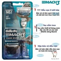 Dao cạo râu 3 lưỡi Gillette Mach3 Clean Shave