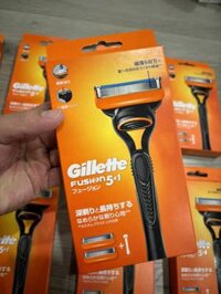 Dao cạo râu 5 lưỡi Gillette Fusion Nhật Bản (cán dao kèm 2 đầu thay)