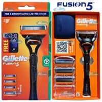 Dao cạo râu 5 lưỡi Gillette Fusion5 (1 tay cầm và 4 đầu cạo)