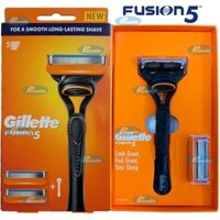 Dao cạo râu 5 lưỡi Gillette Fusion5 (1 tay cầm và 2 đầu cạo)