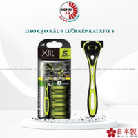 Dao cạo râu 5 lưỡi kép Kai XFit 5