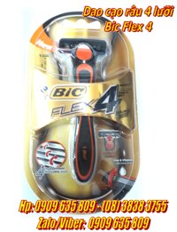 Dao cạo râu Bic Flex 4 với 4 lưỡi cao bền và bén (chính hãng)