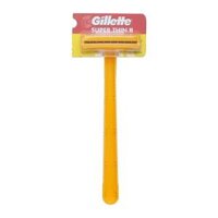 Dao cạo râu cán vàng Gillette Super Thin II