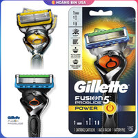 Dao cạo râu Gillette Fusion Proglide 5 Power, Hộp 1 cán Pin 1 đầu lưỡi