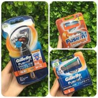 Dao Cạo râu GILLETTE Fusion 5+1 và lưỡi thay thế hàng nội địa Nhật Bản