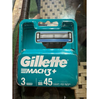 dao cao râu Gillette Mach3+vỉ 3 lưỡi