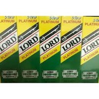 Dao Cạo Râu Lord - LÕI Platinum Siêu Sắc Lướt Nhẹ Cạo Êm Hộp 200 Chiếc Hàng Chuẩn Anh