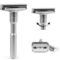 Dao cạo râu lưỡi lam - BÀN CẠO RÂU CỔ ĐIỂN CLASSICO RAZOR BLADE tặng 5 lưỡi lam (MADE IN: JAPAN)