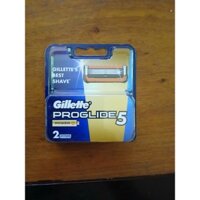Dao cạo râu pin 5 lưỡi Gillette Fusion Proglide Power hộp 2 cái
