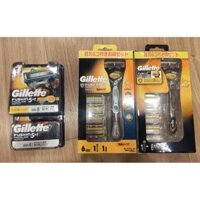 Dao cạo râu tặng 6 lưỡi Gillette Fusion Proglide Nhật Bản Nội Địa