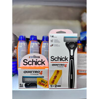 Dao cạo thay lưỡi Schick Quattro Titanium 4(Tặng thêm 1 lưỡi trị giá 25k)