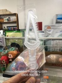 Dao cắt bánh kem nhựa trắng (1 cái)