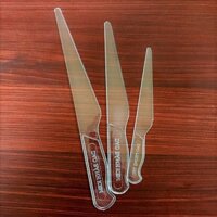 Dao cắt bánh kem trong (10 cái) lớn – nhỏ