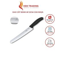 Dao cắt bánh mỳ bánh ngọt Victorinox Swiss Classic nhập khẩu từ Thuỵ Sỹ 22cm cán nhựa đen