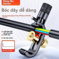 Dao cắt cáp quang 4-10MM, dụng cụ bóc dây cáp theo chiều ngang và dọc 8-30MM, dao tách cáp, dao bóc dây cáp có bảo vệ