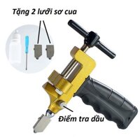 Dao Cắt Gạch Men - Cắt Kính Đa Năng Hộp Gồm 1 Máy Và 3 Lưỡi - ARIAS