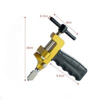 Dao Cắt Gạch Men - Cắt Kính Đa Năng Hộp Gồm 1 Máy Và 3 Lưỡi-SINGU