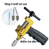 Dao Cắt Gạch Men - Cắt Kính Đa Năng Hộp Gồm 1 Máy Và 3 Lưỡi - DA888