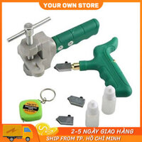 Dao cắt gạch men  Dao cắt kính kèm theo kẹp bẻ tách gạch kính cao cấp
