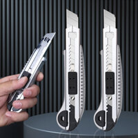 dao cắt giấy đặc điểm kỹ thuật 18mm dao rọc giấy Với ngăn lưu trữ lưỡi dao 5pc Dao rọc giấy lớn thay lưỡi liên tục